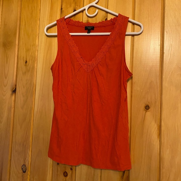 Talbots Petite Women’s Coral Tank Top - Picture 3 of 6